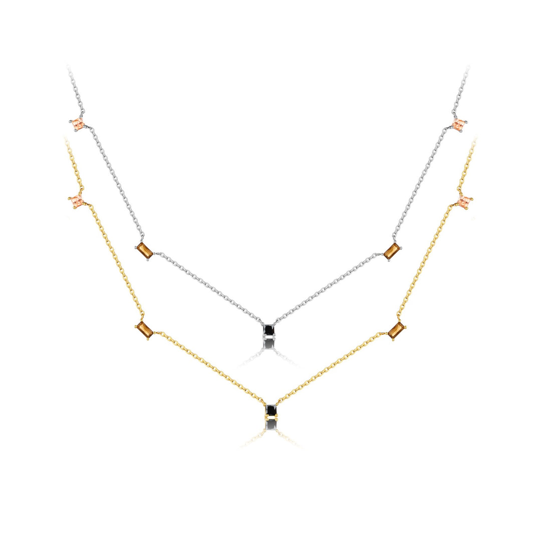 Midnight Geometry Necklace