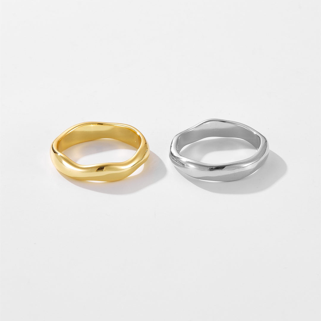 Wave Band Ring